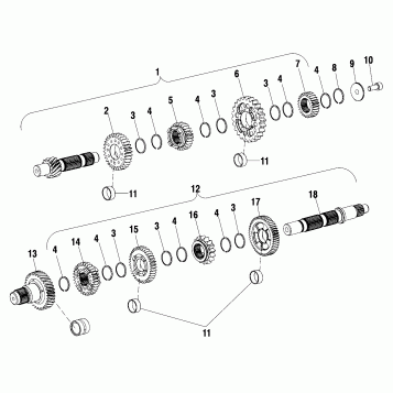 DRIVE TRAIN, TRANSMISSION - V99CB15LCZ (4952535253C014)