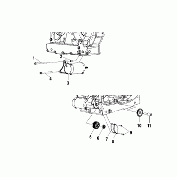 ENGINE, STARTER MOTOR - V99CB15LCZ (4952535253D002)