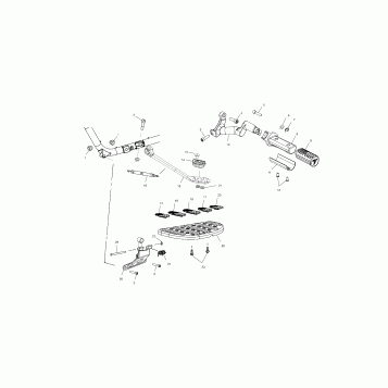 CHASSIS, FLOORBOARD and SIDE STAND - V00CB15DC (4952565256A008)