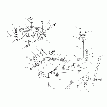BRAKES, REAR - V00CB15DC (4952565256B004)