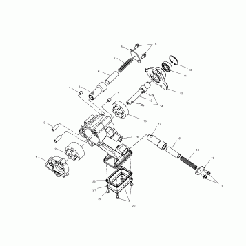 ENGINE, OIL PUMP - V00CB15LE (4952565256C011)