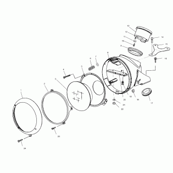 ELECTRICAL, HEADLIGHT - V00CS15DC (4952625262B01)