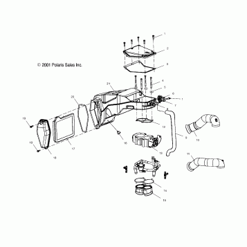 ENGINE, AIR BOX - V01CD15CC (4952625262C001)