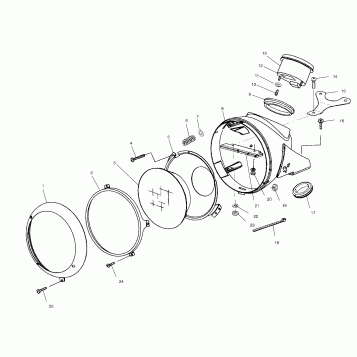 ELECTRICAL, HEADLIGHT - V99CB15LCZ (4952535253B001)