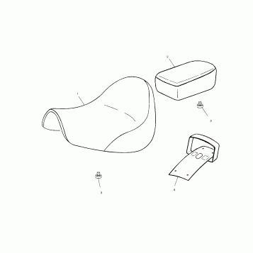 BODY, SEAT - V99CB15LCZ (4960146014B010)