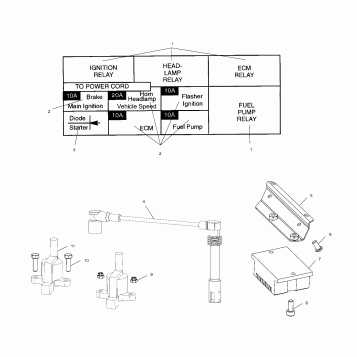 ELECTRICAL, HARNESSES - V99CB15LCZ (4952535253B010)