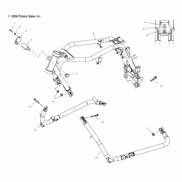 CHASSIS, MAIN FRAME - V01CD15CC (4966146614A003)