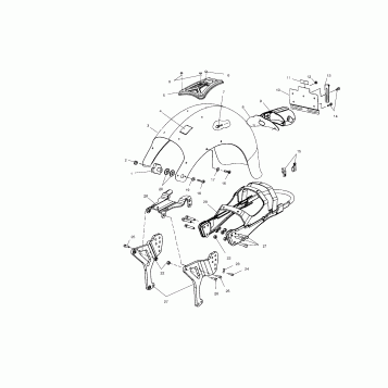 CHASSIS, SUBFRAME and REAR FENDER - V01CD15CC (4966146614A004)