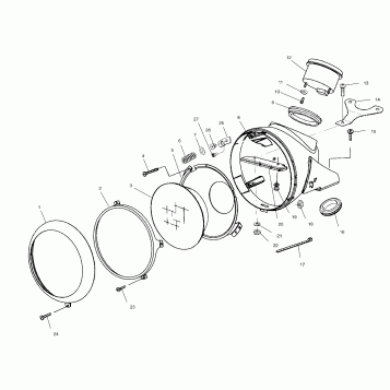 ELECTRICAL, HEADLIGHT - V01CD15CC (4966146614A013)