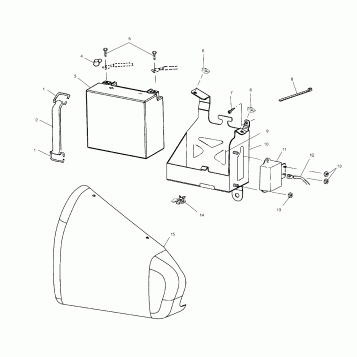 ELECTRICAL, BATTERY BOX - V01CD15CC (4966146614B004)