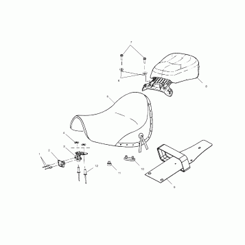 BODY, SEAT - V01CD15CC (4966146614B007)