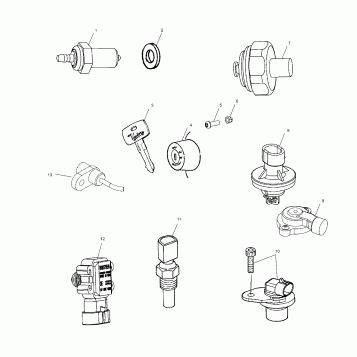 ELECTRICAL, SENSORS and SWITCHES - V01CD15CC (4966146614B010)