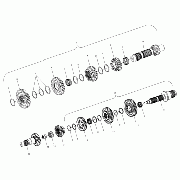 DRIVE TRAIN, TRANSMISSION - V01CD15CC (4966146614C014)