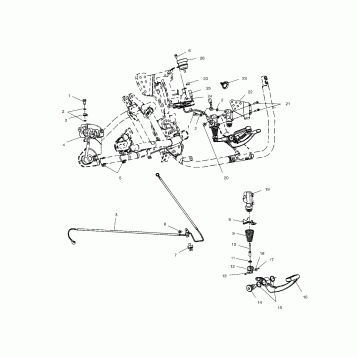 BRAKES, REAR - V01CS15DA (4966166616B002)
