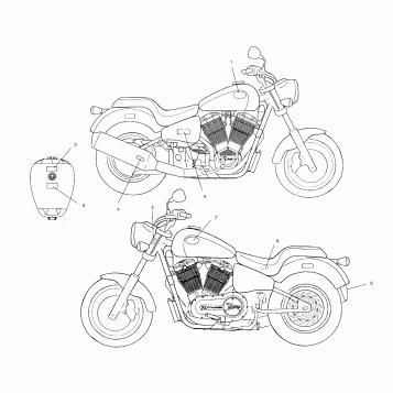 BODY, DECALS - V01CS15DA (4966166616B006)