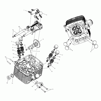 ENGINE, VALVE TRAIN - V01CS15DA (4966166616C005)