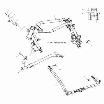 CHASSIS, MAIN FRAME - V02TB16/ALL OPTIONS (4976287628A03)