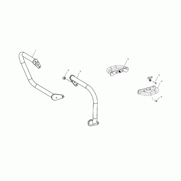 CHASSIS, HIGHWAY BAR - V02TB16/ALL OPTIONS (4976287628A09)