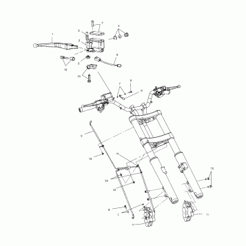 BRAKES, FRONT - V02TB16/ALL OPTIONS (4976287628B06)