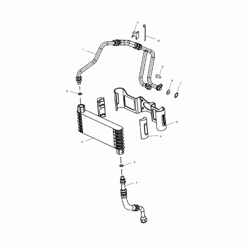 ENGINE, OIL COOLING - V02TB16/ALL OPTIONS (4976287628C03)