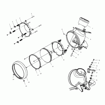 ELECTRICAL, HEADLIGHT - V02CB16/ALL OPTIONS (4976327632A13)