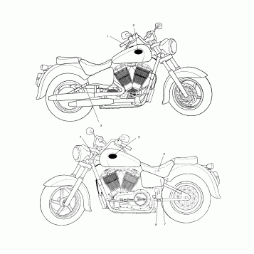 BODY, DECALS - V02CB16/ALL OPTIONS (4976327632B08)