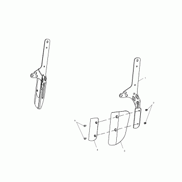 BODY, WIND DEFLECTORS - V02TD16/ALL OPTIONS (4976347634A11)