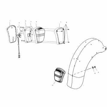 ELECTRICAL, TAILLIGHT - V03CB16/ALL OPTIONS (4983648364B03)