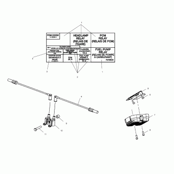 ELECTRICAL, HARNESSES - V02TD16/ALL OPTIONS (4976347634C01)