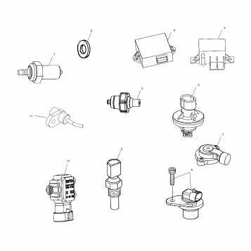 ELECTRICAL, SENSORS and SWITCHES - V02TD16/ALL OPTIONS (4976347634C02)