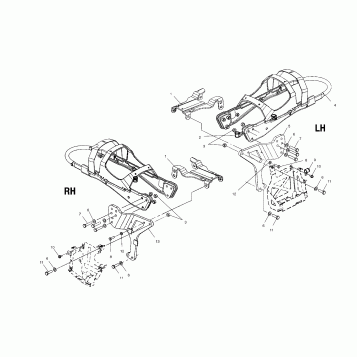 CHASSIS, SUBFRAME - V03CB16/ALL OPTIONS (4983648364A04)
