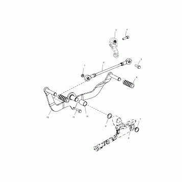 DRIVE TRAIN, SHIFT LEVER - V03CB16/ALL OPTIONS (4983648364A07)
