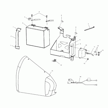 ELECTRICAL, BATTERY BOX - V03CB16/ALL OPTIONS (4983648364B09)