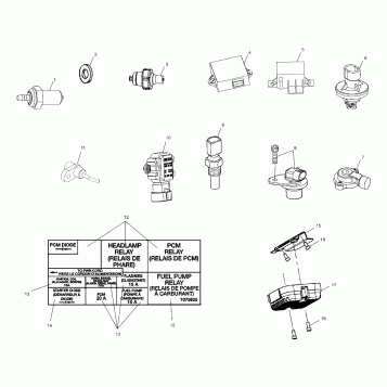 ELECTRICAL, HARNESSES, SENSORS and SWITCHES - V03TB16/ALL OPTIONS (4983668366C01)