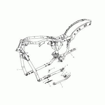 CHASSIS, MAIN FRAME - V03GB16/ALL OPTIONS (4983688368A03)