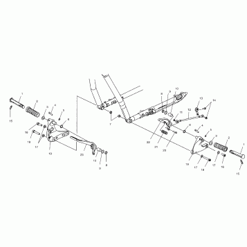 CHASSIS, FOOTREST and CONTROLS - V03GB16/ALL OPTIONS (4983688368A06)