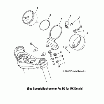 STEERING, SPEEDOMETER - V03GB16/ALL OPTIONS (4983688368B02)