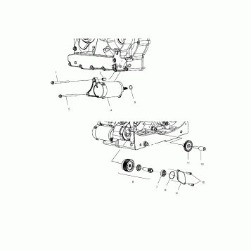 ENGINE, STARTER MOTOR - V03CB16/ALL OPTIONS (4983688368D06)
