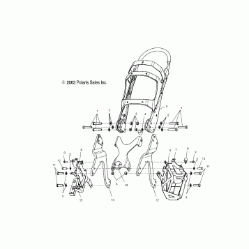 CHASSIS, SUBFRAME - V04TB16/ALL OPTIONS (4989528952A04)