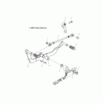 DRIVE TRAIN, SHIFT LEVER - V04TB16/ALL OPTIONS (4989528952A07)