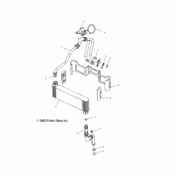 ENGINE, OIL COOLING - V04TB16/ALL OPTIONS (4989528952C04)