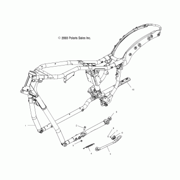 CHASSIS, MAIN FRAME - V04CB16/ALL OPTIONS (4989548954A03)
