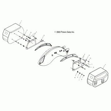 BODY, SADDLEBAG ASM. - V04GB16CA/CB/CC/CE/CG/CJ/CK/CL/DA/DB/DC/DE/DG/DJ/DK/DL/LA/LB/LC/LE/LG/LJ/LK/LL/UA/UB/UC/UE/UG/UJ/UK/UL (4989548954B11)