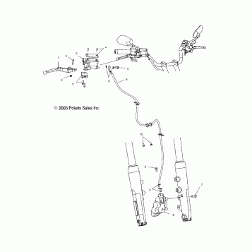 BRAKES, FRONT - V04GB16/NC16/ALL OPTIONS (4989548954B12)