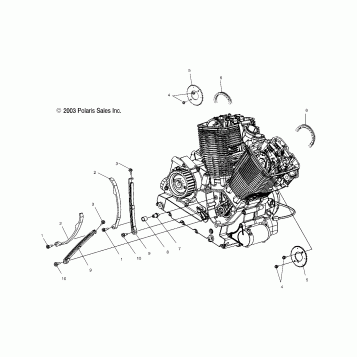 ENGINE, CAMCHAIN and TENSIONER - V04GB16/NC16/ALL OPTIONS (4989548954D05)