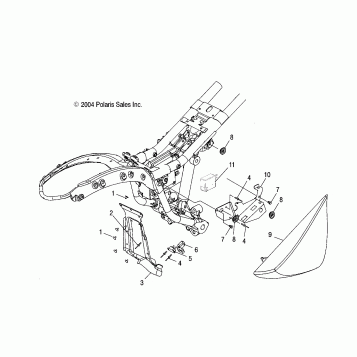ELECTRICAL, FUSE BOX MOUNT/RH SIDE COVER - V05AB16/EC16/GB16ALL OPTIONS (4996239623C02)