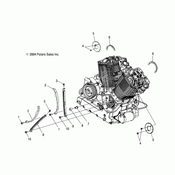 ENGINE, CAMCHAIN and TENSIONER - V05AB16/EC16/GB16ALL OPTIONS (4996239623D02)