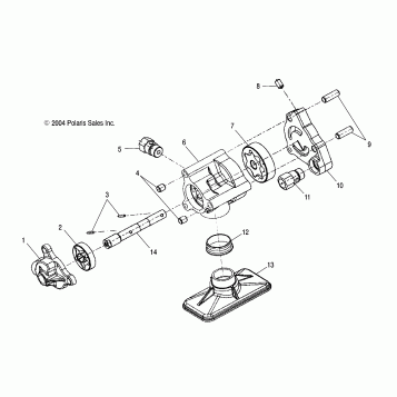 ENGINE, OIL PUMP - V03CB16/ALL OPTIONS (4996239623D05)