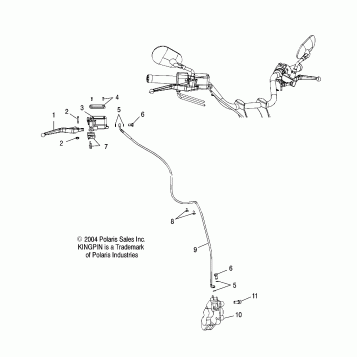 BRAKES, FRONT - V05CB16/DC16/ALL OPTIONS (4996259625B12)