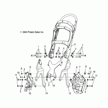 CHASSIS, FRAME, SUB - V05TB16/ALL OPTIONS (4996279627A04)